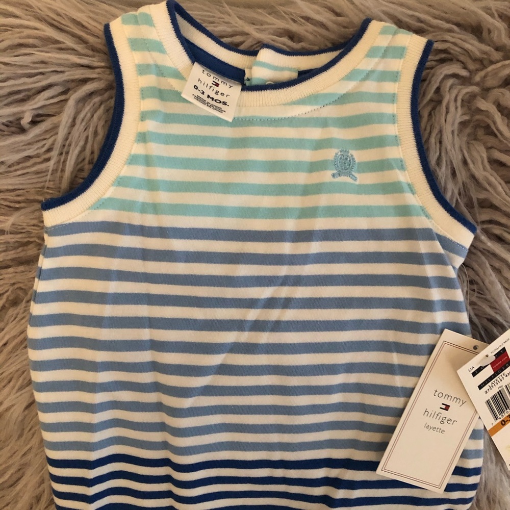 Brand new! Tommy Hilfiger onesie 0-3M